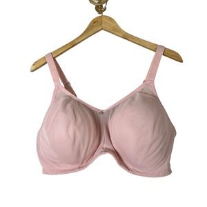 BREEZIES Mesh Illusions Contour Wirefree Bra Pink 42D